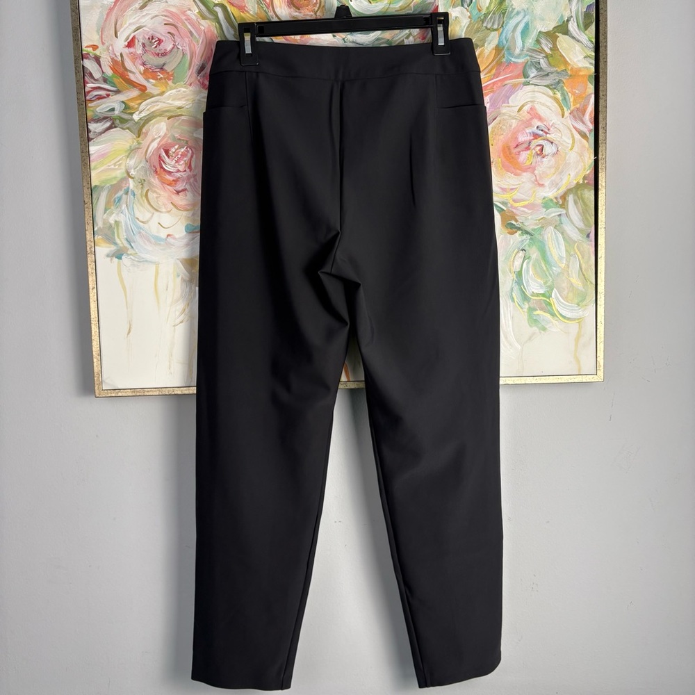 Athleta Stellar Trouser Black Slim Fit Work Pants Stretch Women 10 - Picture 11 of 11